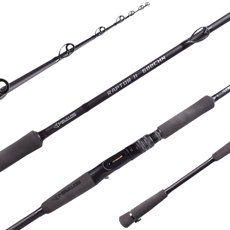 Fishing Rod Surf - Mavllos RaptorII マグロジギング釣竿、ルアー 80-250 ライン 20-50Lb
