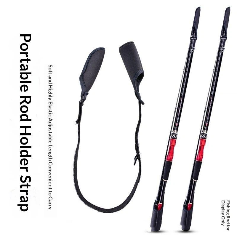 調節可能な釣り竿スリングストラップ、キャップ保護付き、ロッド - Fishing Rod Combo のレビューと価格