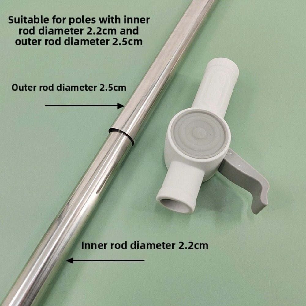5 個のユニバーサルモップポールロックバックル交換用フリップ - Fishing Rod Telescopic のレビューと価格